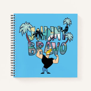 Johnny Bravo Palm Tree Name Notizbuch