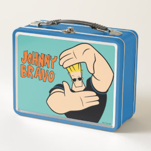 Johnny Bravo Picture Frame Pose Metall Brotdose
