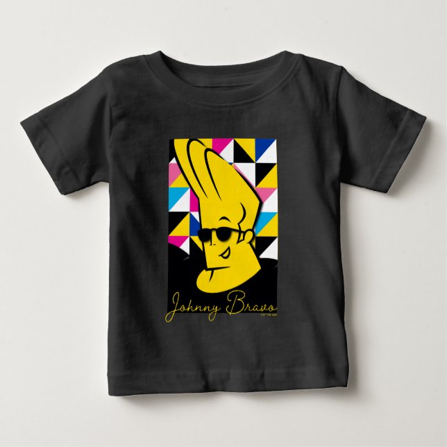 Johnny Bravo Pop Art Graphic Baby T-shirt (Vorderseite)