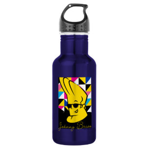 Johnny Bravo Pop Art Graphic Edelstahlflasche