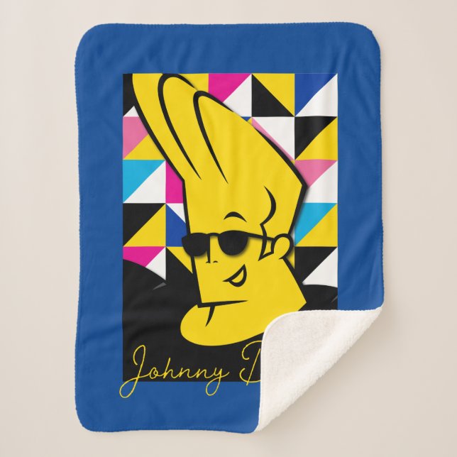 Johnny Bravo Pop Art Graphic Sherpadecke (Vorderseite)