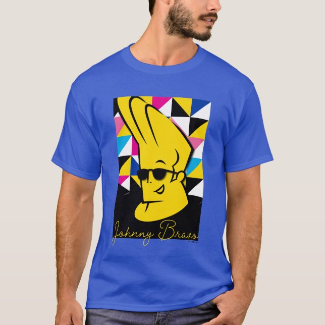Johnny Bravo Pop Art Graphic T-Shirt (Vorderseite)