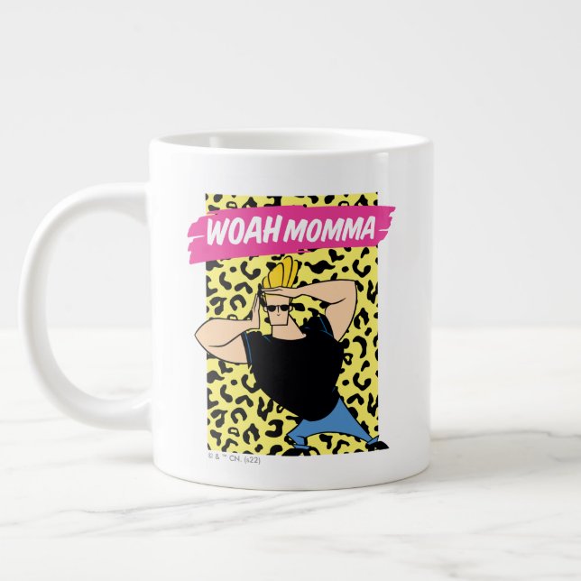 Johnny Bravo - Woah Momma Jumbo-Tasse (Links)