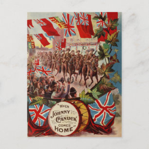 "Johnny Canuck"-Postkarte Postkarte