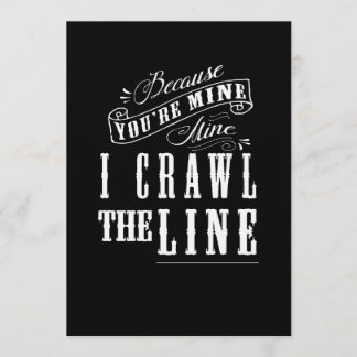 Johnny Cash Baby Shower Invitation Einladung