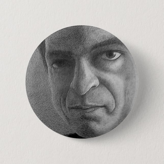 Johnny Cash-Fan-Knopf Button (Vorderseite)