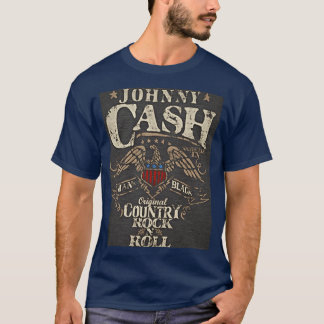 Johnny Cash Original Country Rock and Roll lustig T-Shirt