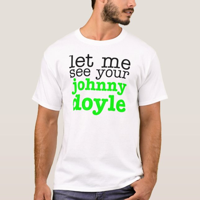 Johnny Doyle Green T-Shirt (Vorderseite)