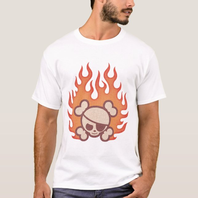 Johnny-Flammen T-Shirt (Vorderseite)