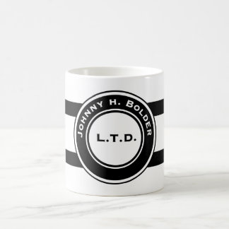 Johnny H. Bolder 11 Unze. Keramik-Kaffee-Tasse Kaffeetasse