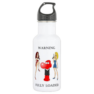 Johnny-Kondom völlig geladen Trinkflasche
