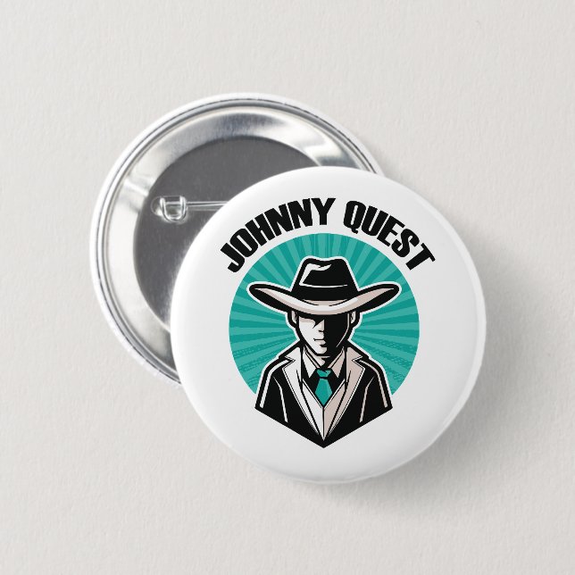 Johnny Quest Button (Vorne & Hinten)