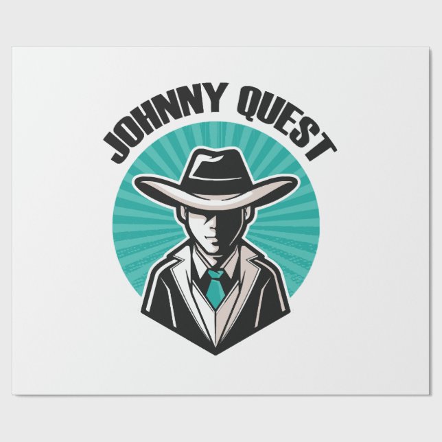 Johnny Quest Geschenkpapier (Flach)