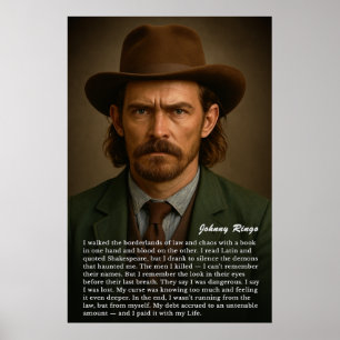 Johnny Ringo - Der gebildete Gunslinger Poster