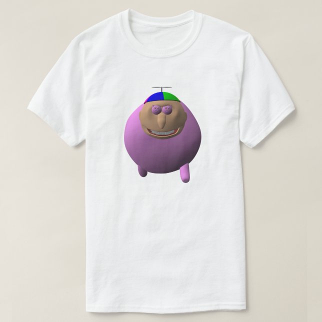 Johnny-Schwein-Shirt T-Shirt (Design vorne)