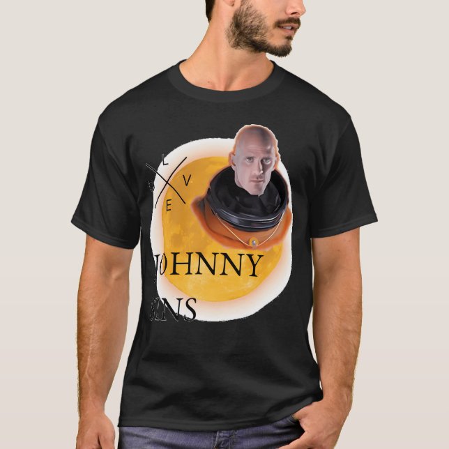 Johnny Sins Astronaut T-Shirt (Vorderseite)