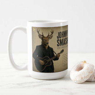 Johnny Smash Album: eine Parodie Kaffeetasse