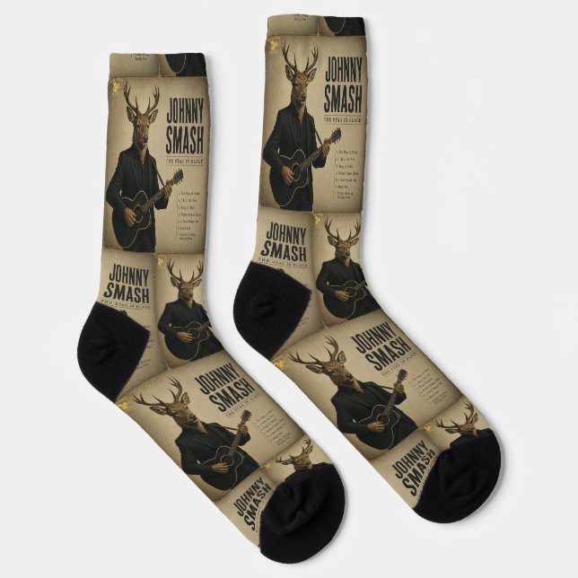 Johnny Smash Album: eine Parodie Socken (Rechts)