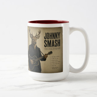 Johnny Smash Album: eine Parodie Zweifarbige Tasse