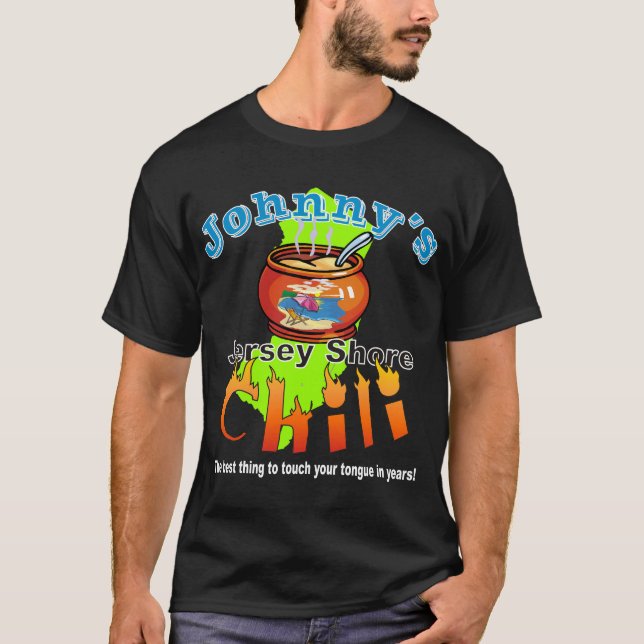 Johnny V's Jersey Shore Chili Dark Shirt (Vorderseite)