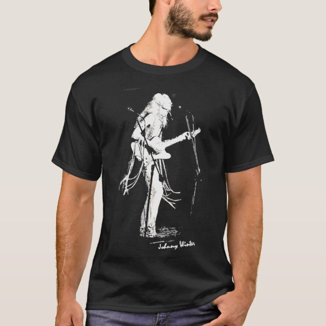 Johnny Winter Classic T - Shirt (Vorderseite)