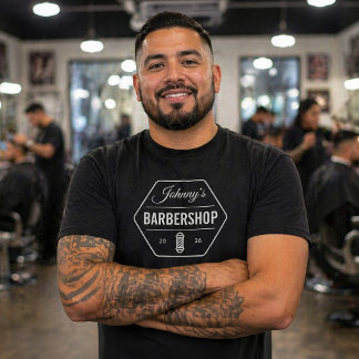 JOHNNY'S FRISÖR / Anpassbares Hemd T-Shirt