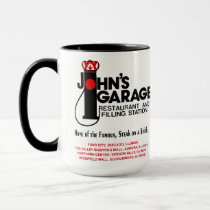 John's Garage Restaurants in Illinois Tasse