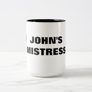 JOHNS GELIEBTE ZWEIFARBIGE TASSE