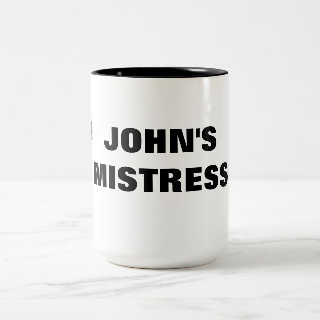 JOHNS GELIEBTE ZWEIFARBIGE TASSE (Mittel)