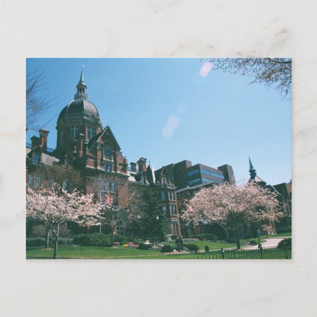 Johns Hopkins Hospital Postkarte (Vorderseite)