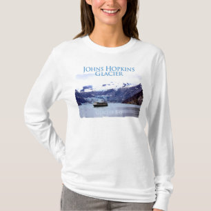 Johns- Hopkinsgletscher-Damen-lange Hülse T-Shirt