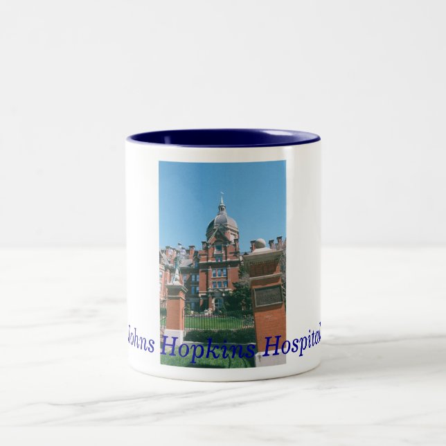 Johns- Hopkinskrankenhaus Zweifarbige Tasse (Mittel)