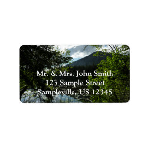 Johns Lake I im Glacier National Park Adressaufkleber