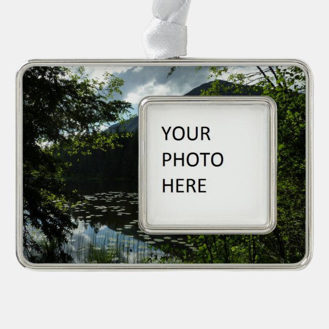 Johns Lake I im Glacier National Park Rahmen-Ornament Silber (Vorderseite)