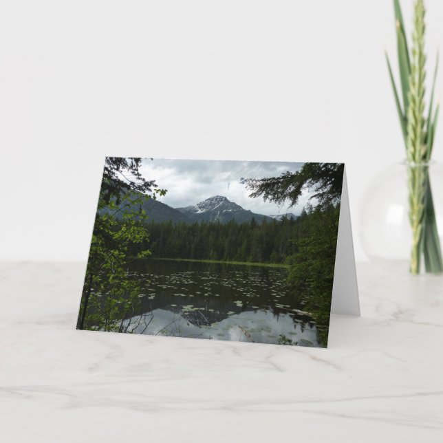 Johns Lake II am Glacier National Park Karte (Vorderseite)