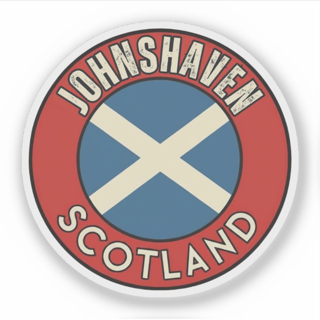 Johnshaven, Schottland Aufkleber (Vorderseite)
