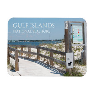 Johnson Beach Eintritt, Golfinseln NS, Florida m Magnet