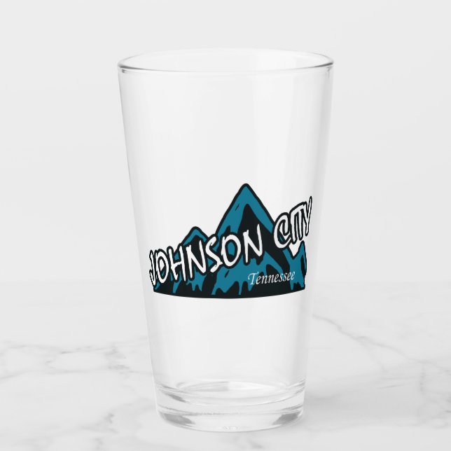 Johnson City Tennessee Berge Glas (Vorderseite)