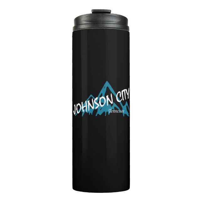 Johnson City Tennessee Berge Thermosbecher (Vorderseite)