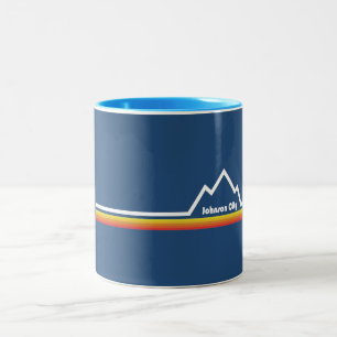 Johnson City Tennessee Zweifarbige Tasse