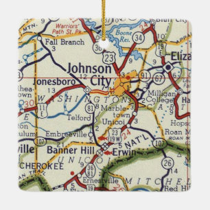 Johnson City TN Keramikornament