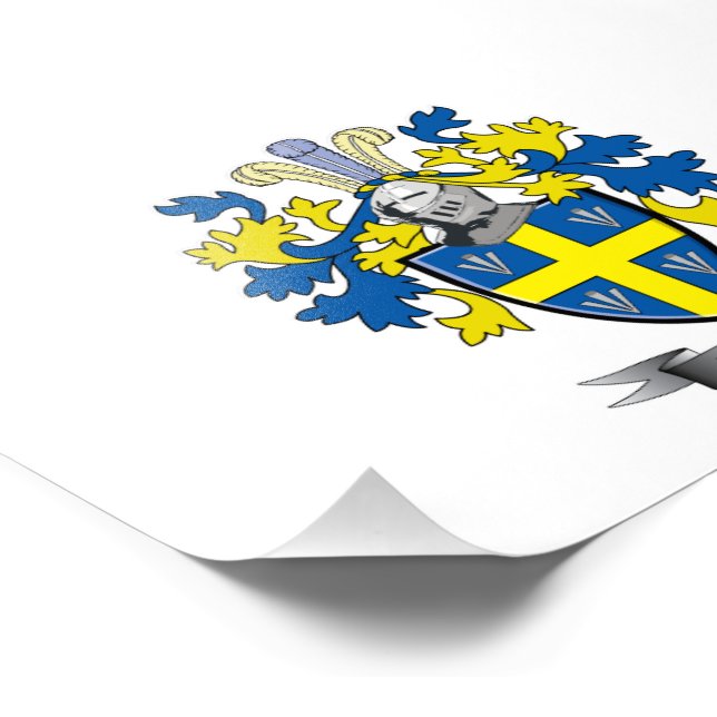 Johnson Coat of Arms Fotodruck (Ecke)