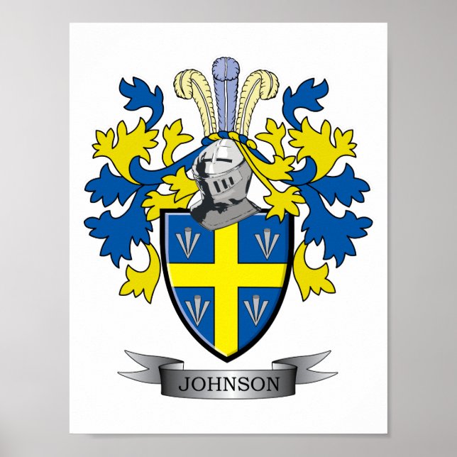 Johnson Coat of Arms Poster (Vorne)