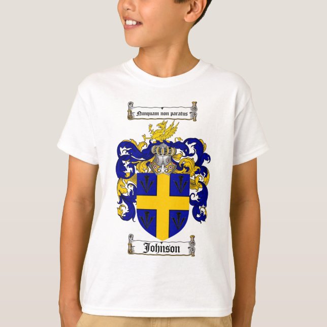 JOHNSON-FAMILIENWAPPEN - JOHNSON-WAPPEN T-Shirt (Vorderseite)