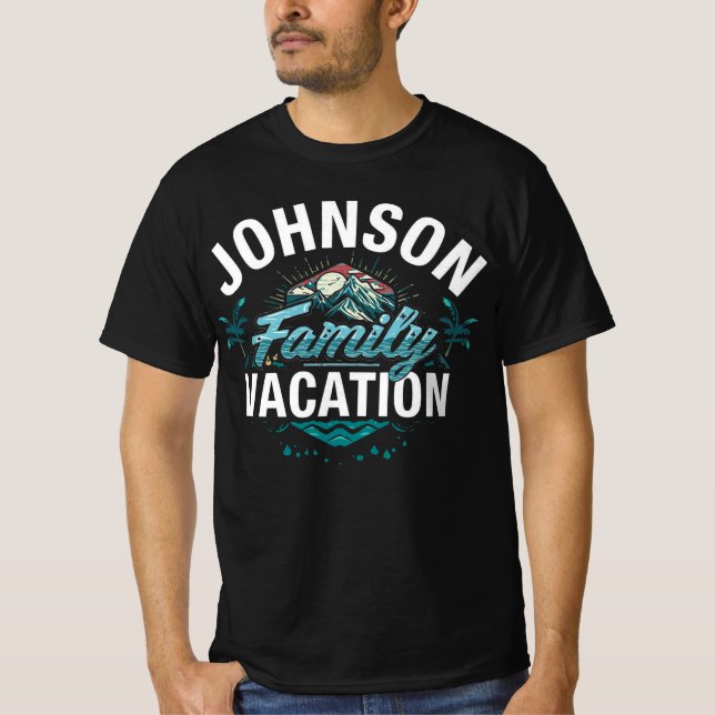 Johnson Family Vacation Matching Travel T-Shirt (Vorderseite)