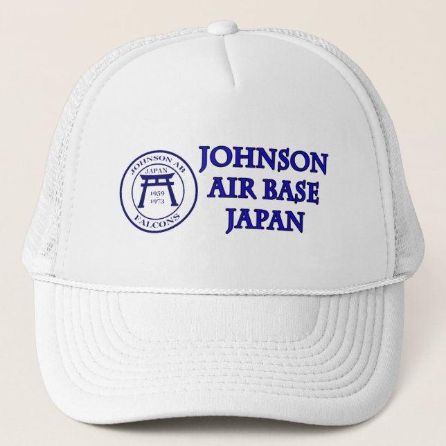 Johnson-Flughafenjapan-Hut Truckerkappe (Vorderseite)