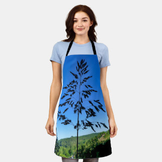Johnson Grass Over Print Schürze