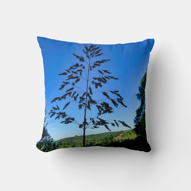 Johnson Grass Throw Cushion Kissen (Vorderseite)