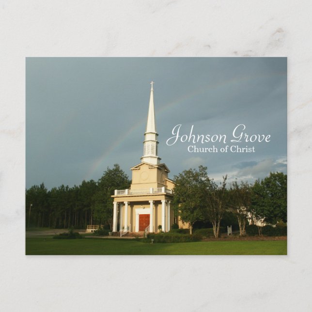 Johnson Grove COC Regenbogen mit Print Postkarte (Vorderseite)
