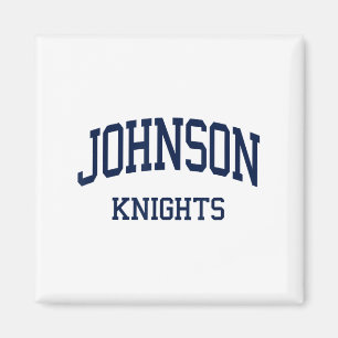Johnson High School Hs Gainesville Ga Retro Sports Magnet